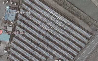 2013 御前崎市【池新田】太陽光 鉄骨 496.8 kw